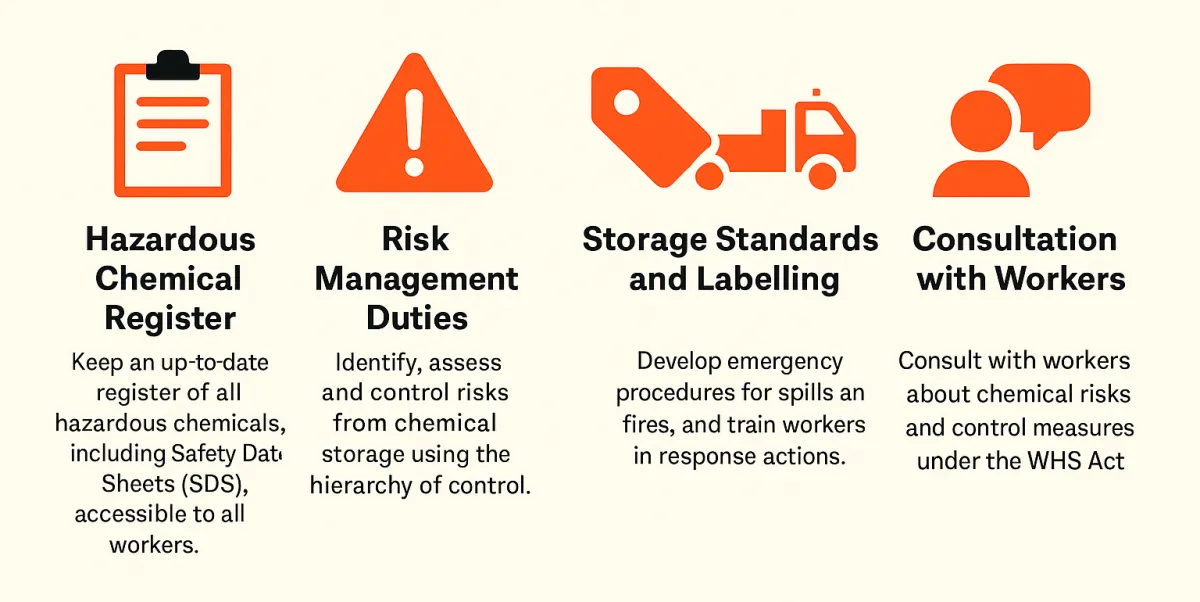 legal framework for chemical storage in australia