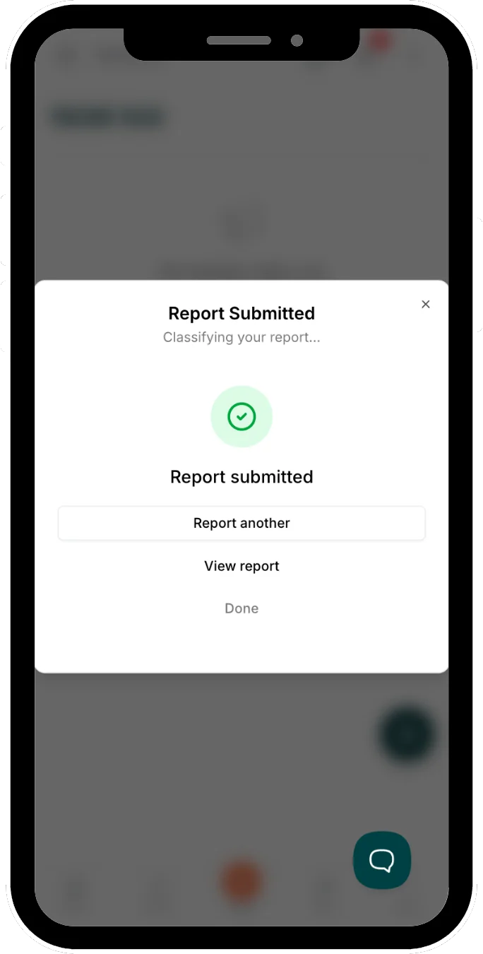 SiteSherpa incident report classified and filed from a voice note